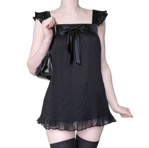 !!!SOLD!!! 100% Silk Babydoll Little Black Dress
